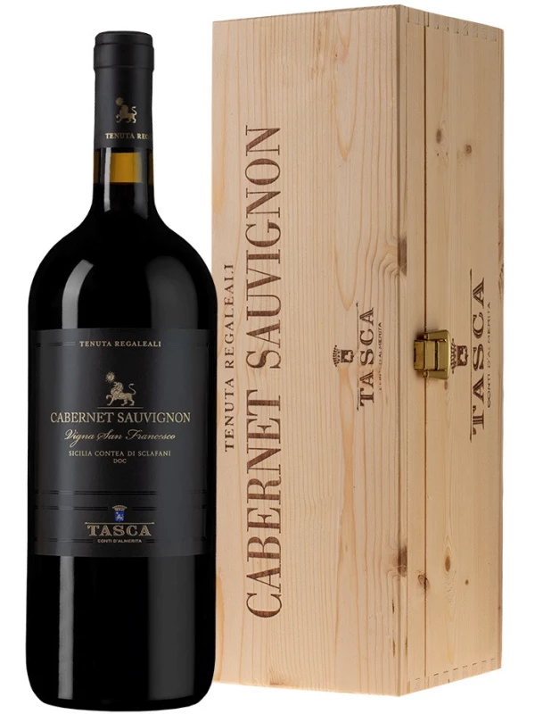 Tasca d'Almerita, Cabernet Sauvignon Vigna San Francesco, wooden box