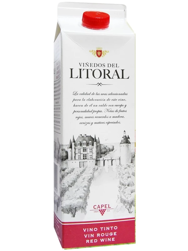 Vinedos del Litoral Tinto Semidulce, tetra-pak