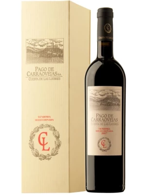 Вино Pago de Carraovejas, Cuesta de Las Liebres Vendimia Seleccionada, Ribera del Duero DO, gift box 2009, 0.75 л