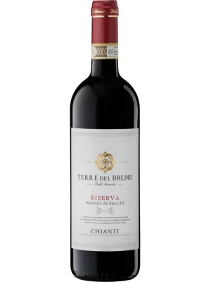 Вино Terre del Bruno, Riserva Poggio ai Falchi, Chianti DOCG 2018, 0.75 л