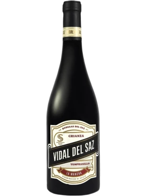 Вино Vidal del Saz Tempranillo Crianza, La Mancha DOP 0.75 л