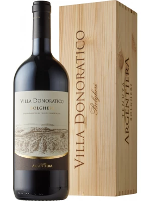 Вино Argentiera, Villa Donoratico, wooden box 2018, 1.5 л