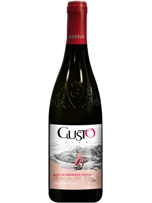 Вино Alvisa, Gusto Red Semisweet 0.75 л