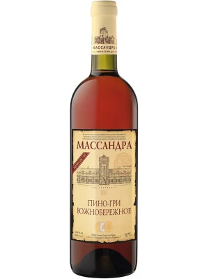Вино Массандра, Пино Гри Южнобережное 0.75 л