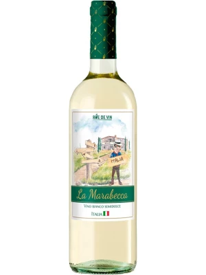 Вино Cantine Rasore, Rue de Vin La Marabecca Blanco Semidolce 0.75 л