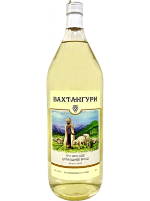 Вино Вахтангури Белое Сухое 2 л