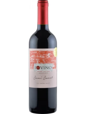 Вино I Love Vino Cabernet Sauvignon Semi Sweet, Central Valley DO 0.75 л