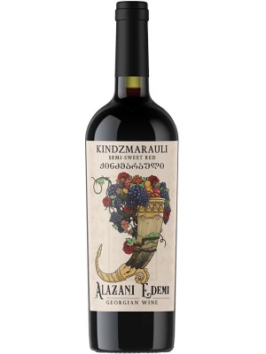 Вино Alazani, Edemi Kindzmarauli 2018, 0.75 л