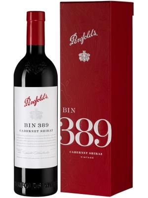 Вино Penfolds, Bin 389 Cabernet Shiraz, gift box 2019, 0.75 л