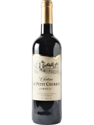 Вино Chateau Le Petit Courret, Rouge Sec, Bordeaux AOC 0.75 л