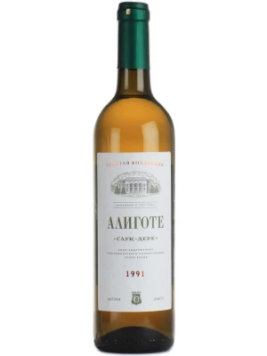 Вино Саук-Дере, Алиготе 1991, 0.75 л