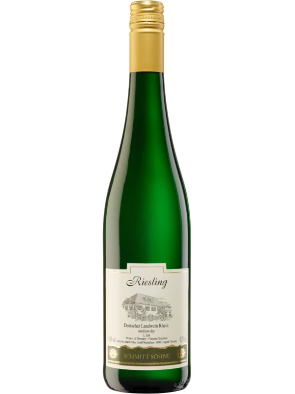 Schmitt Sohne, Riesling Medium Dry, Landwein Rhein