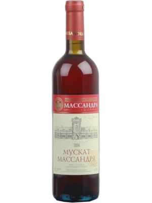 Вино Мускат Массандра Розовый 0.75 л