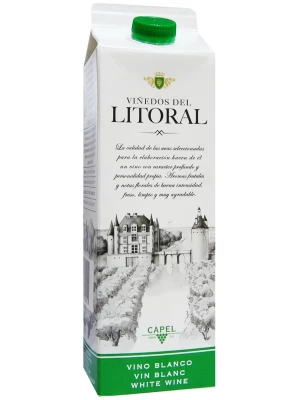 Вино Vinedos del Litoral Blanco Semidulce, tetra-pak 1 л