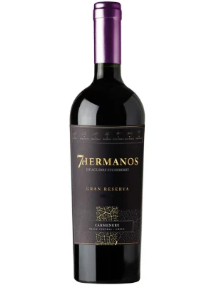 Вино 7 Hermanos Carmenere Gran Reserva 2022, 0.75 л
