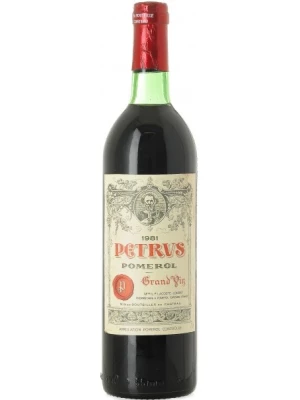 Вино Petrus, Pomerol AOC 1981, 0.75 л