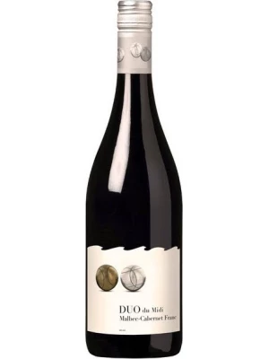 Вино DUO du Midi Malbec-Cabernet Franc, Pays D'Oc IGP 2017, 0.75 л