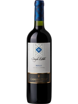 Вино Casas del Toqui, Single Estate Merlot, Central Valley DO 2018, 0.75 л
