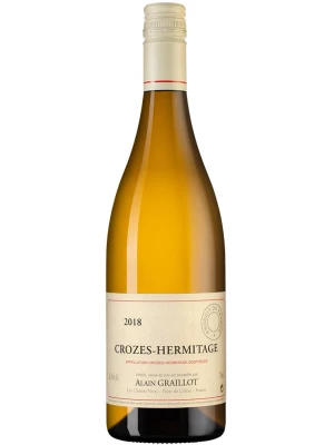 Вино Domaine Alain Graillot, Crozes Hermitage AOC Blanc 2018, 0.75 л