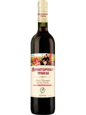Вино Монастырская трапеза Красное полусладкое 0.75 л