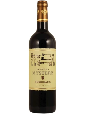 Вино La Cle du Mystere Rouge, Bordeaux AOC 2018, 0.75 л