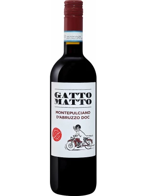 Вино Villa degli Olmi, Gatto Matto Montepulciano d'Abruzzo DOC 2019, 0.75 л