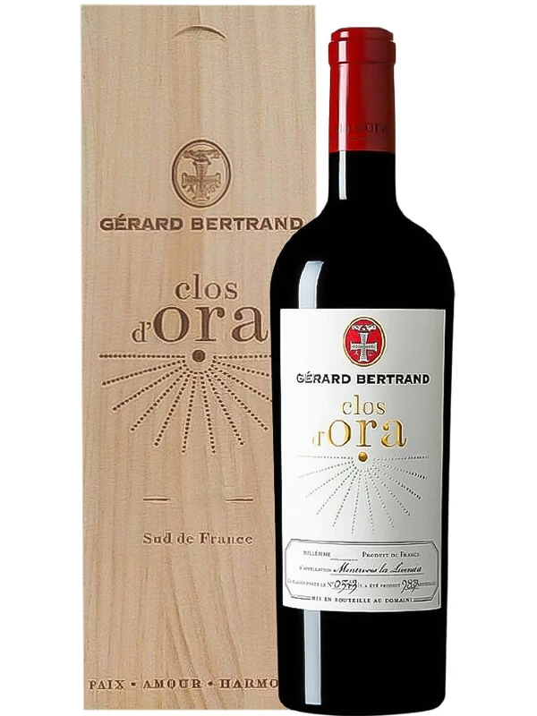 Gerard Bertrand, Clos d'Ora Minervois-La Liviniere AOP, wooden box