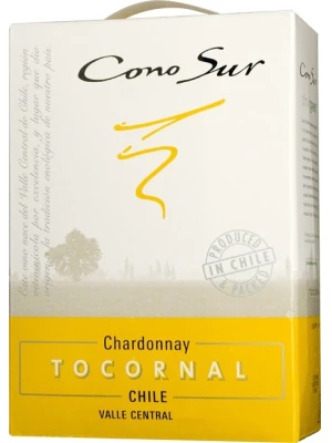 Вино Cono Sur, Tocornal Chardonnay, Central Valley DO 2011, 3 л