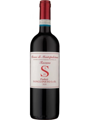 Вино Poderi Sanguineto I e II, Rosso di Montepulciano DOC 2020, 0.75 л