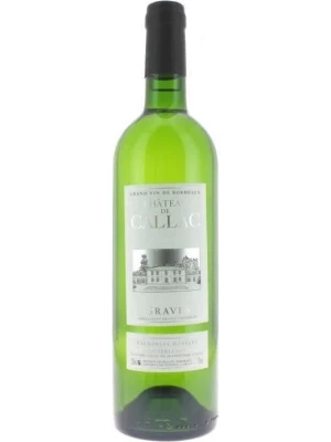 Вино Chateau de Callac Blanc, Graves AOC 2016, 0.75 л