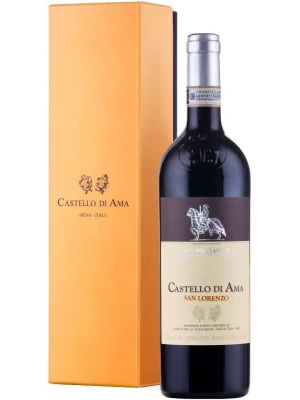 Вино Castello di Ama, San Lorenzo Chianti Classico Gran Selezione DOCG, gift box 2018, 0.75 л