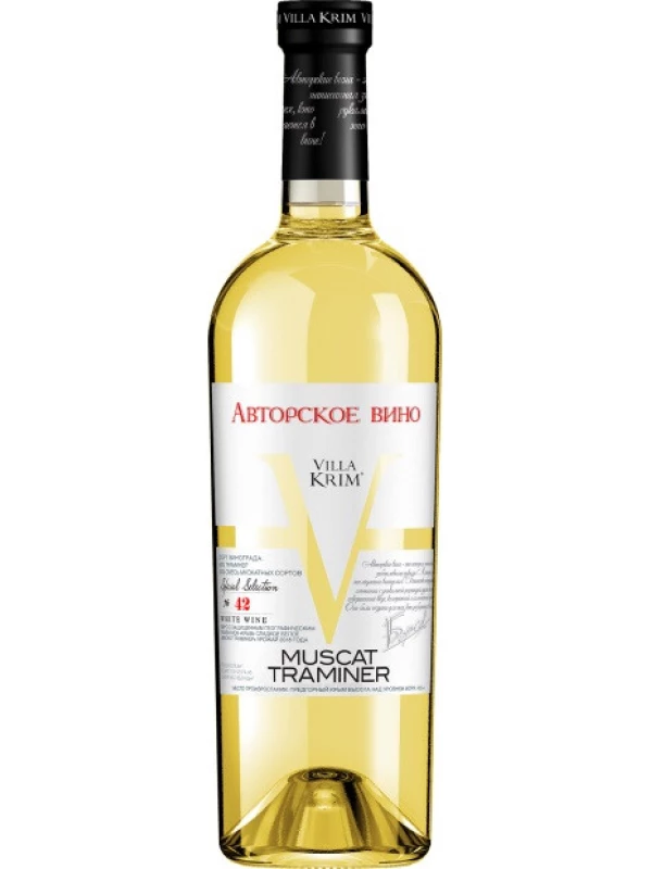 Villa Krim, Author's Collection Muscat-Traminer