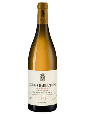 Вино Corton-Charlemagne Grand Cru, Франция Bonneau du Martray 1998, 0.75 л