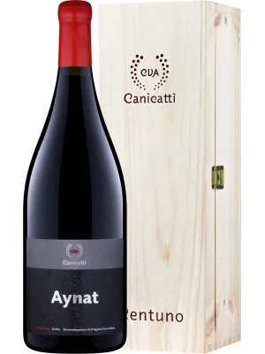 Вино CVA Canicatti, Aynat Nero d'Avola, Sicilia DOC, wooden box 2020, 1.5 л