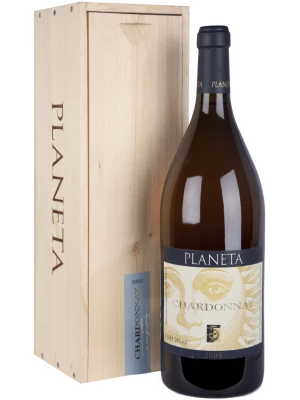 Вино Planeta, Chardonnay, Sicilia IGT, wooden box 2006, 3 л
