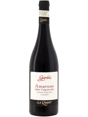 Вино Gamba, Le Quare Amarone della Valpolicella DOP Classico 2013, 0.375 л