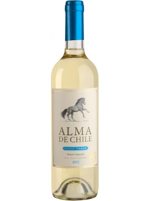 Вино Alma de Chile Pinot Grigio, Valle Central DO 2022, 0.75 л