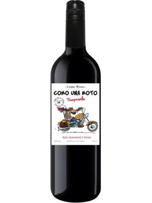 Вино Como Una Moto Tempranillo Semisweet 2019, 0.75 л