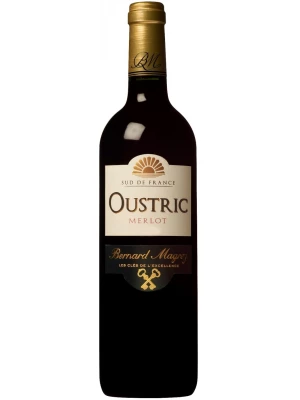 Вино Bernard Magrez, Oustric Merlot, Vin de Pays d'Oc 0.75 л