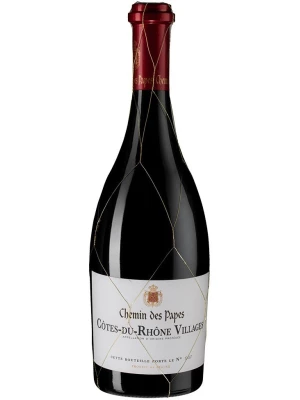Вино Chemin des Papes Cotes du Rhone Villages AOC 2019, 0.75 л