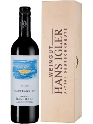 Вино Hans Igler, Blaufrankisch Classic, Mittelburgenland DAC, gift box 2019, 0.75 л