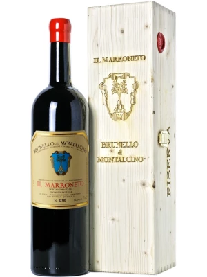 Вино Il Marroneto, Brunello di Montalcino DOCG, wooden box 2015, 1.5 л