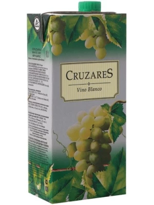 Вино Cruzares Blanco, Tetra Pak 1 л