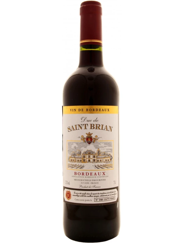 Duc de Saint Brian Bordeaux AOC Rouge Sec