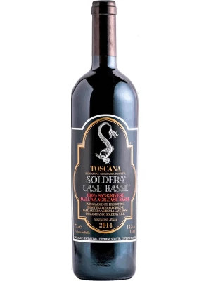 Вино Case Basse, Soldera Sangiovese, Toscana IGT 2014, 0.75 л