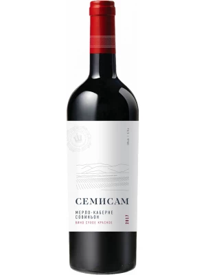 Вино Семисам Мерло-Каберне Совиньон 2017, 0.75 л