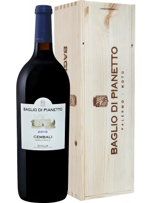 Вино Baglio di Pianetto, Cembali, Sicilia IGT, wooden box 2010, 1.5 л