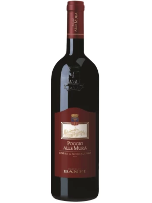 Вино Castello Banfi, Poggio alle Mura Rosso di Montalcino DOC 2018, 0.75 л