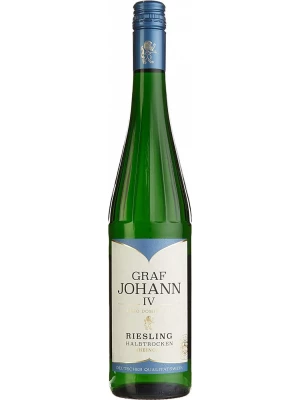 Вино Graf Johann IV Riesling Halbtrocken, Rheingau 2024, 0.75 л