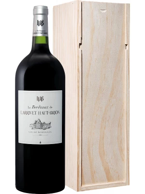 Вино Le Bordeaux de Larrivet Haut-Brion Rouge, Bordeaux AOP, wooden box 1.5 л